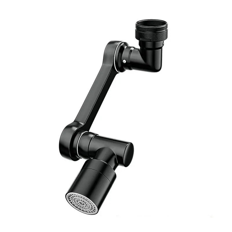 1080° Swivel Faucet Aerator – Rotatable Sink Tap Bubbler Faucet Aerator SPOT Black Double Mode