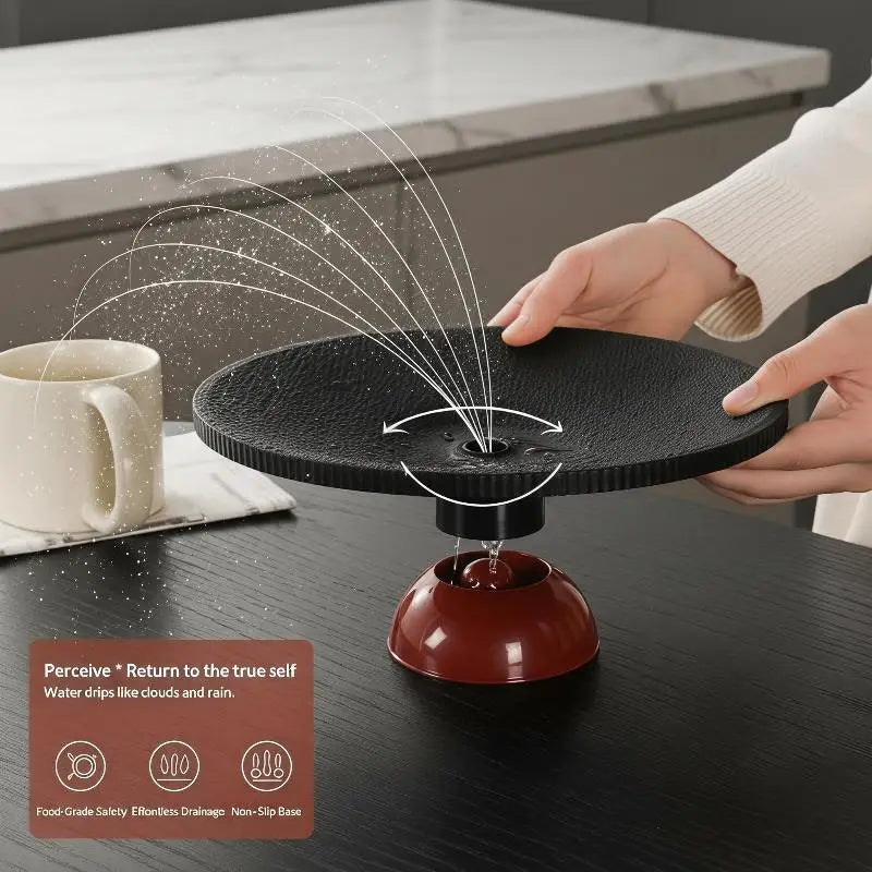 Minimalist Pedestal Fruit Tray – BPA-Free Plastic Serving Plate Pedestal Serving Tray SPOT