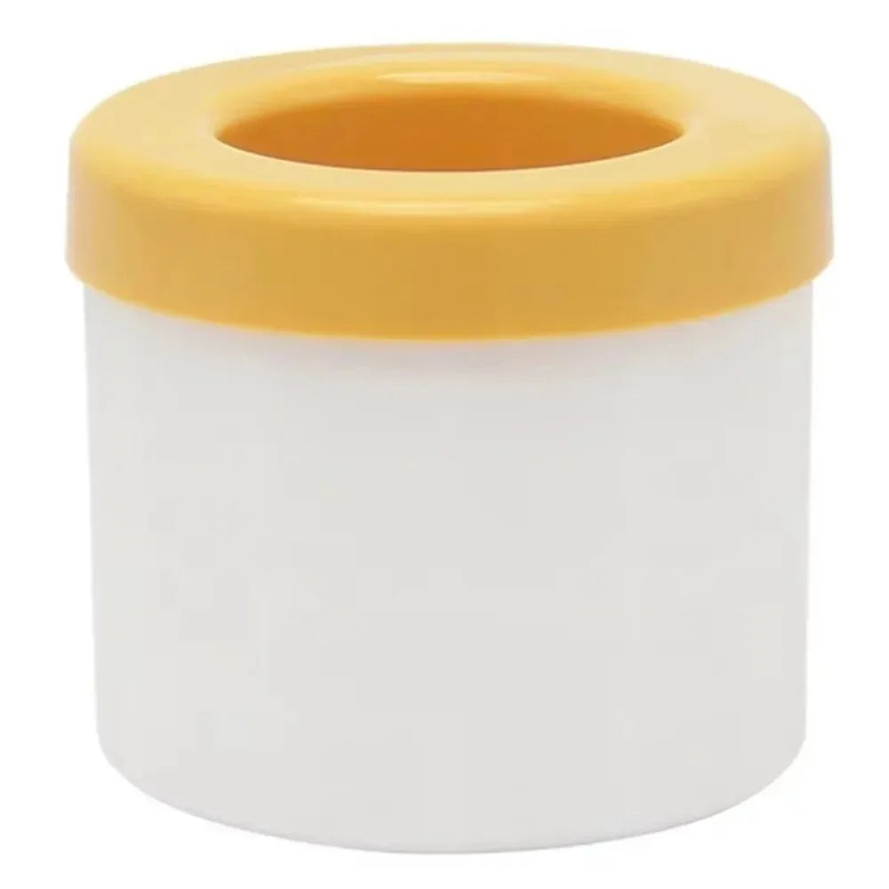 Silicone Round Ice Cube Mold – DIY Mini Ice Maker for Home Bar Ice Cube Mold SPOT Yellow