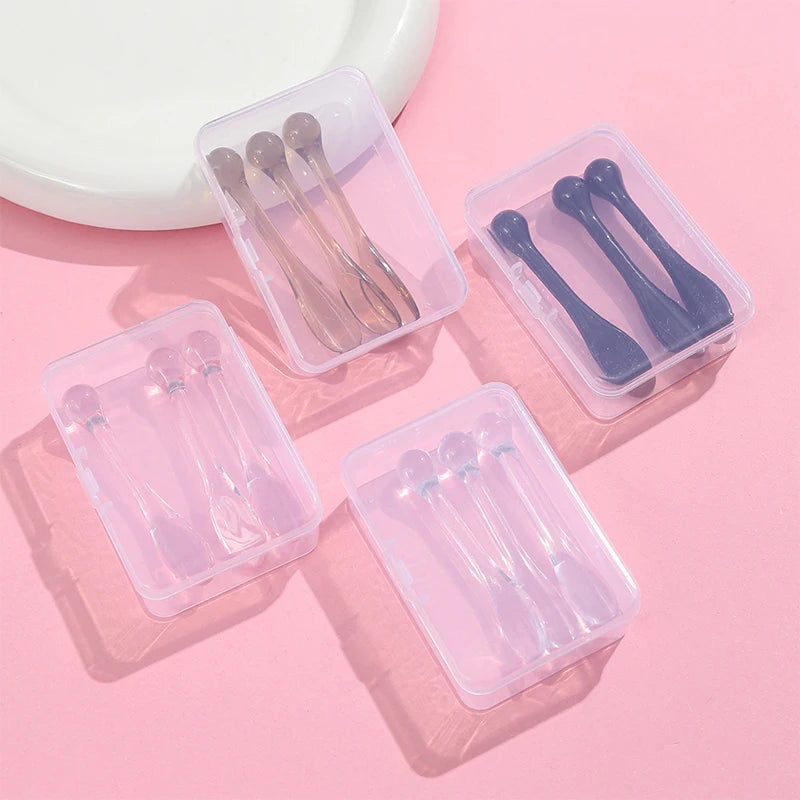 Acrylic Cosmetic Spatulas & Facial Roller Applicator Set Facial Applicator Set SPOT
