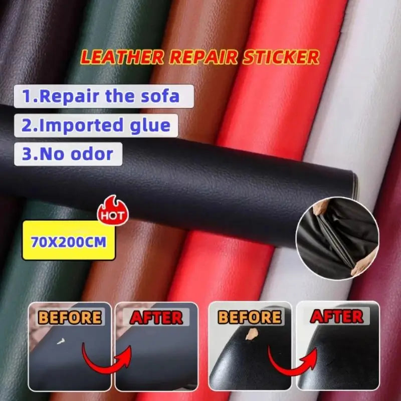 Self-Adhesive Leather Repair Tape – Sofa, Car Seat & Furniture Leather Repair Tape SPOT