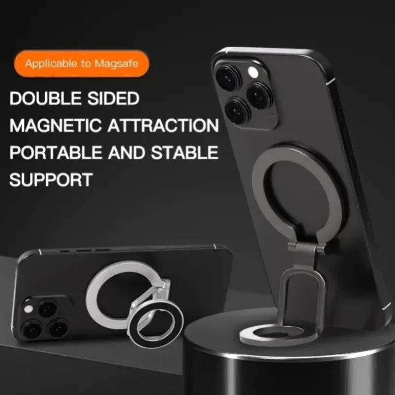 Foldable Dual Magnetic Ring Phone Holder – MagSafe Stand Magnetic Phone Stand SPOT