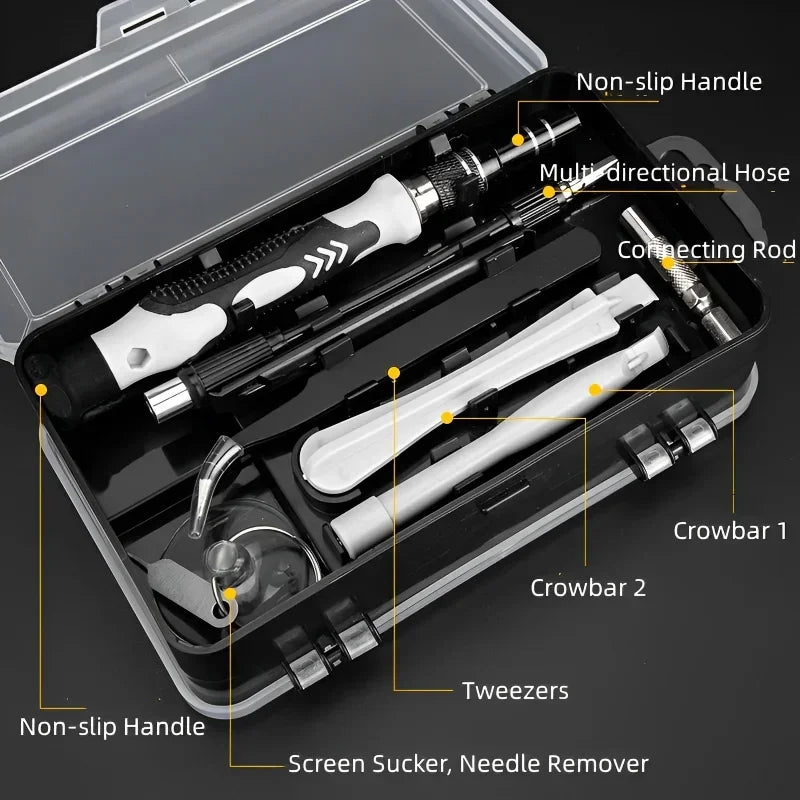 115-in-1 Precision Screwdriver Set – Magnetic Repair Tool Kit Screwdriver Bit Set SPOT