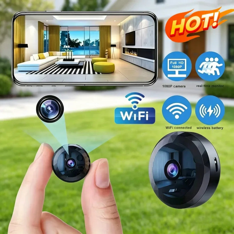A11 Mini WiFi Security Camera 1080P HD Night Vision Wireless WiFi Security Camera SPOT Default Title