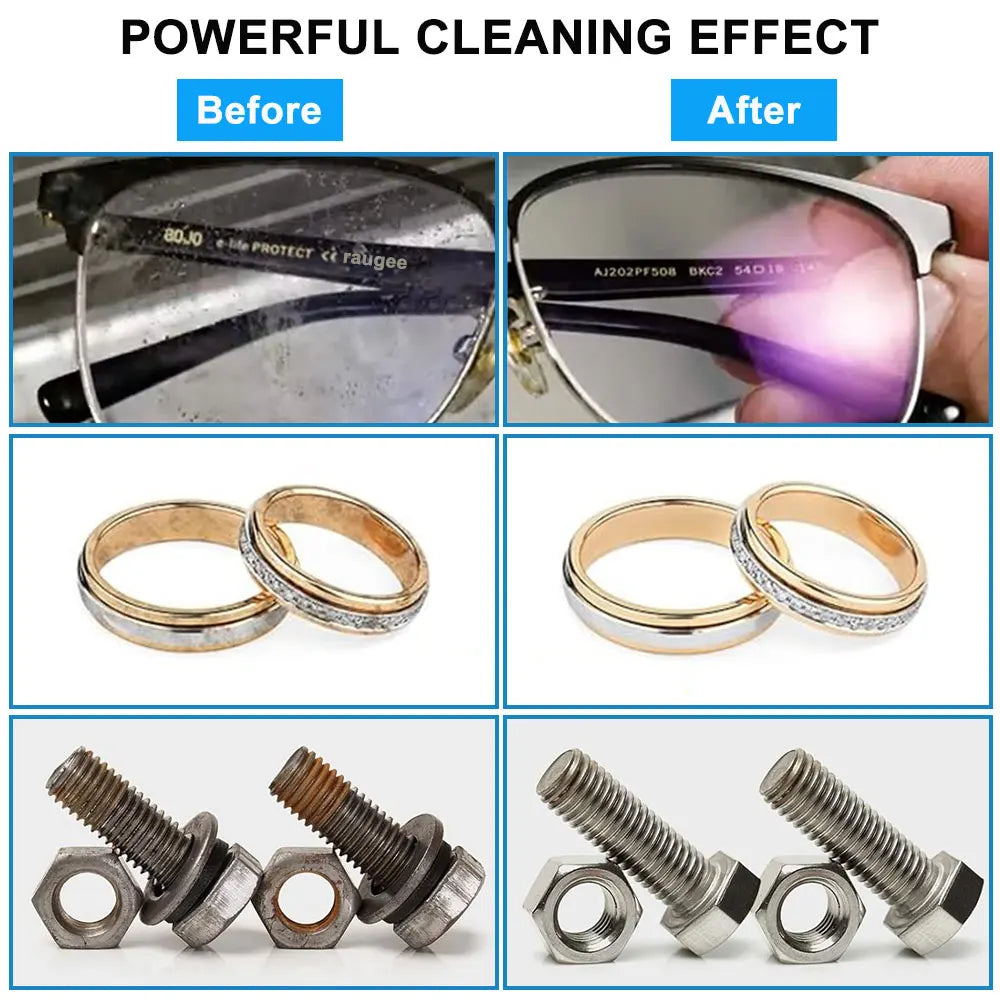 800ml Ultrasonic Cleaner 40KHz – Jewelry, Glasses & Coins Ultrasonic Cleaner SPOT