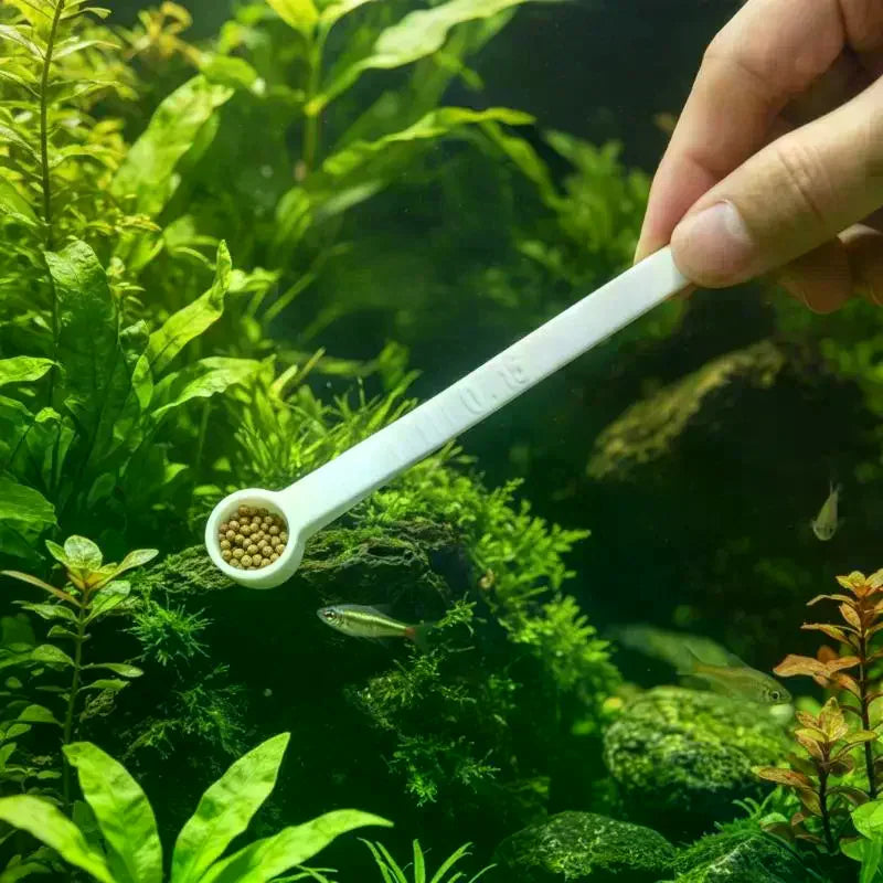 3-Pack Multi-Size Aquarium Fish Feeding Spoons | Portion Control Aquarium Feeding Spoon SPOT