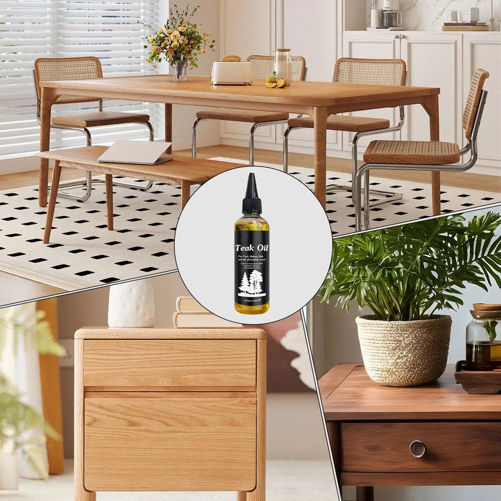 Teak Oil 100ml – Wood Polish & Conditioner for Furniture Wood Conditioning Oil SPOT