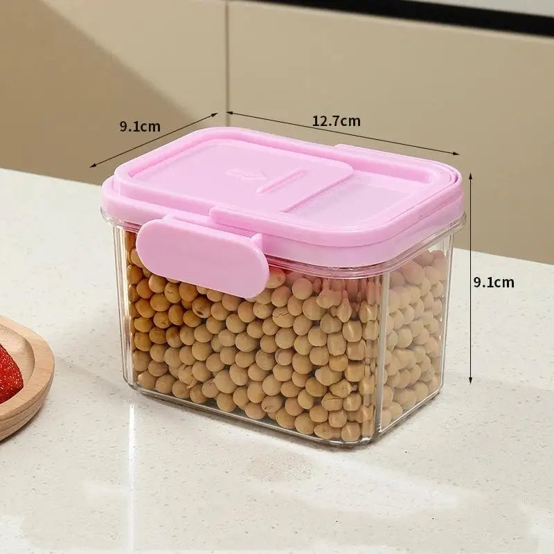 Stackable Airtight Food Storage Container – BPA-Free Latch Lid Food Storage Container SPOT Pink
