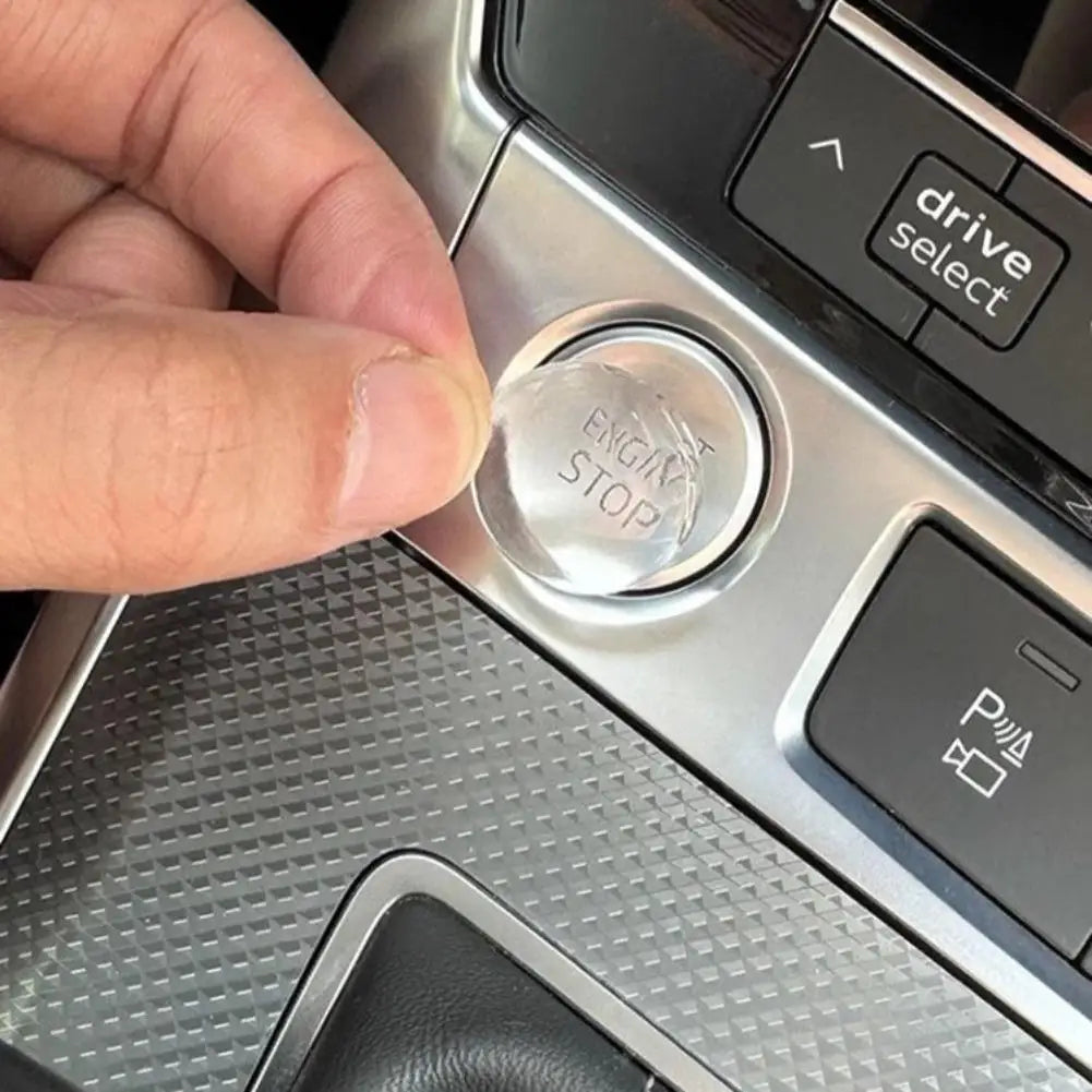 Engine Start Button Protective Cover – Clear Epoxy Sticker Button Protector Sticker SPOT
