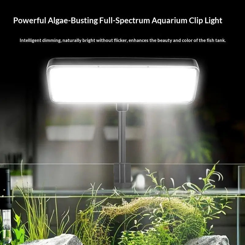 Full Spectrum LED Aquarium Clip Light – Timer & Dimmable Aquarium Clip Light SPOT