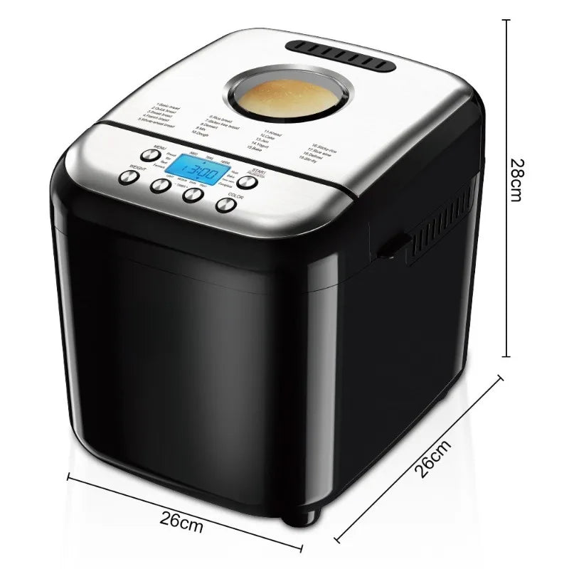 Automatic Mini Bread Maker – Kneading & Fermentation Machine Bread Maker Machine SPOT