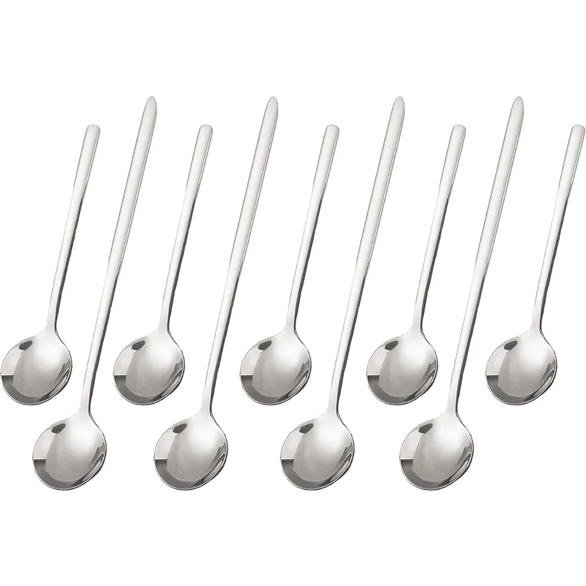 Stainless Steel Long Handle Spoons for Iced Tea & Cocktails Cocktail Stirring Spoons SPOT