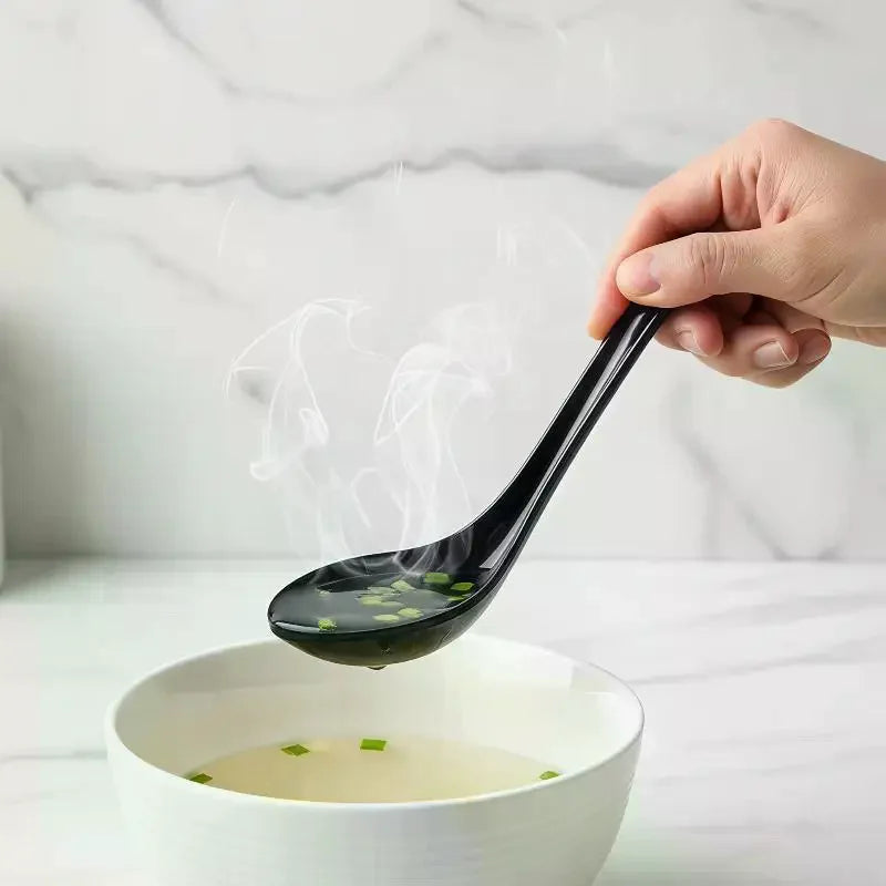 Long Handle Ramen Spoons 2-Pack – Drop-Resistant, Dishwasher Safe Soup Spoons SPOT Default Title