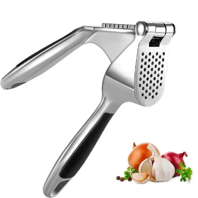 Zinc Alloy Garlic Press – Ergonomic Easy-Squeeze Handle Garlic Press SPOT Default Title