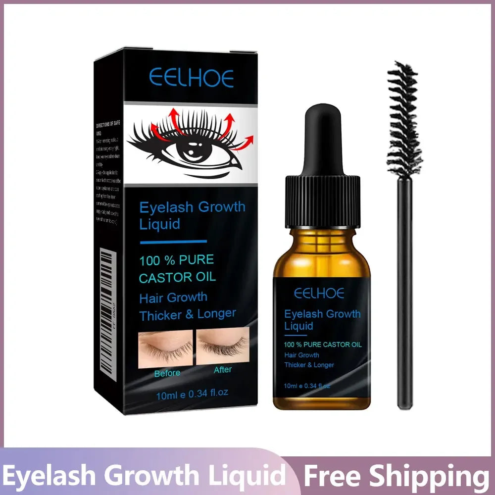 Eelhoe Castor Oil Eyebrow & Lash Growth Serum 10ml Brow & Lash Serum SPOT
