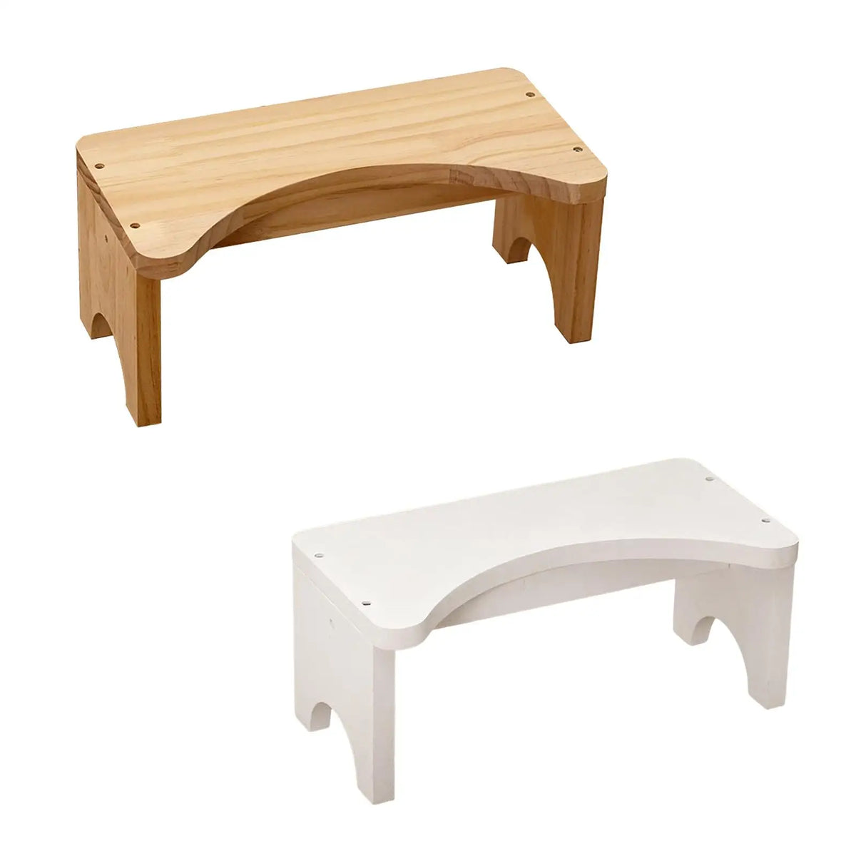 Wood Toilet Squatting Stool – Bathroom Footrest for Adults & Kids Toilet Squatting Stool SPOT