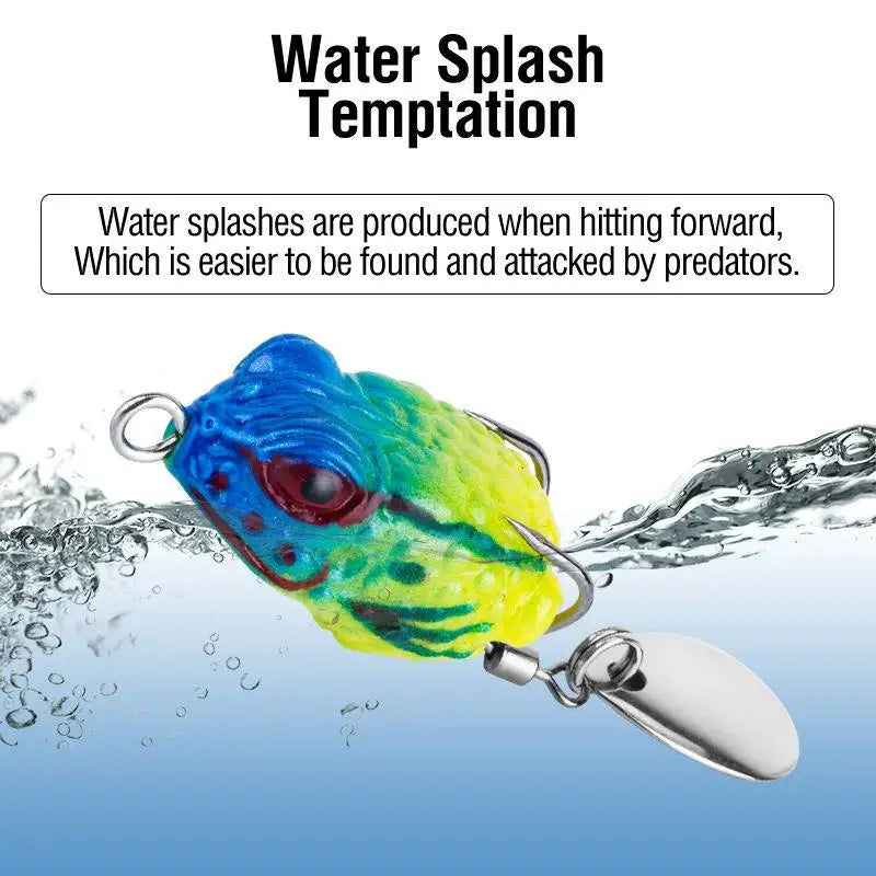 Mini Frog Fishing Lure 3cm 4.3g – 16 Colors Double Hook Fishing Lure SPOT