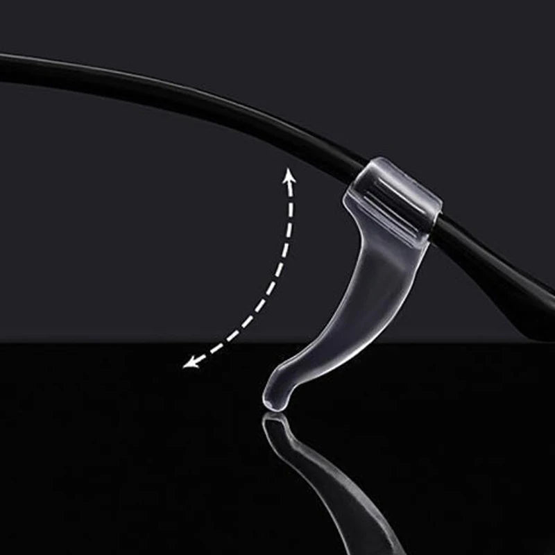 10-Pair Silicone Anti-Slip Glasses Ear Hooks & Temple Grips Eyeglass Ear Hooks SPOT