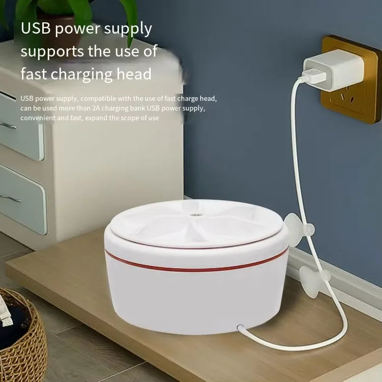 Portable USB Mini Washing Machine – Ultrasonic Shoe & Clothes Washer Mini Washing Machine SPOT