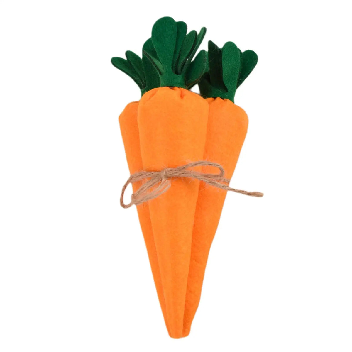 3-Pack Cloth Easter Carrot Ornaments – Hanging Decor for Kids Easter Ornaments SPOT