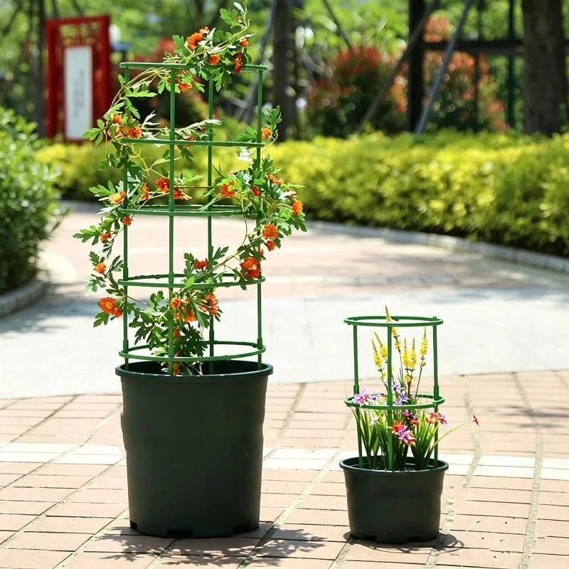 Adjustable Modular Plant Support Cage – Splicable Trellis Plant Support Cage SPOT