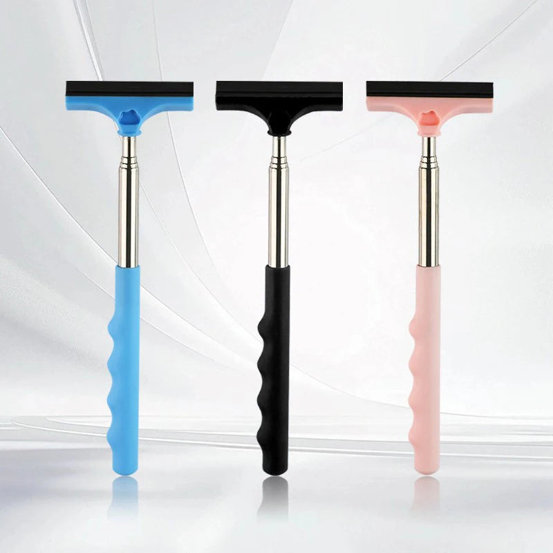 Car Rearview Mirror Wiper – Telescopic Squeegee Cleaning Rod Auto Glass Squeegee SPOT