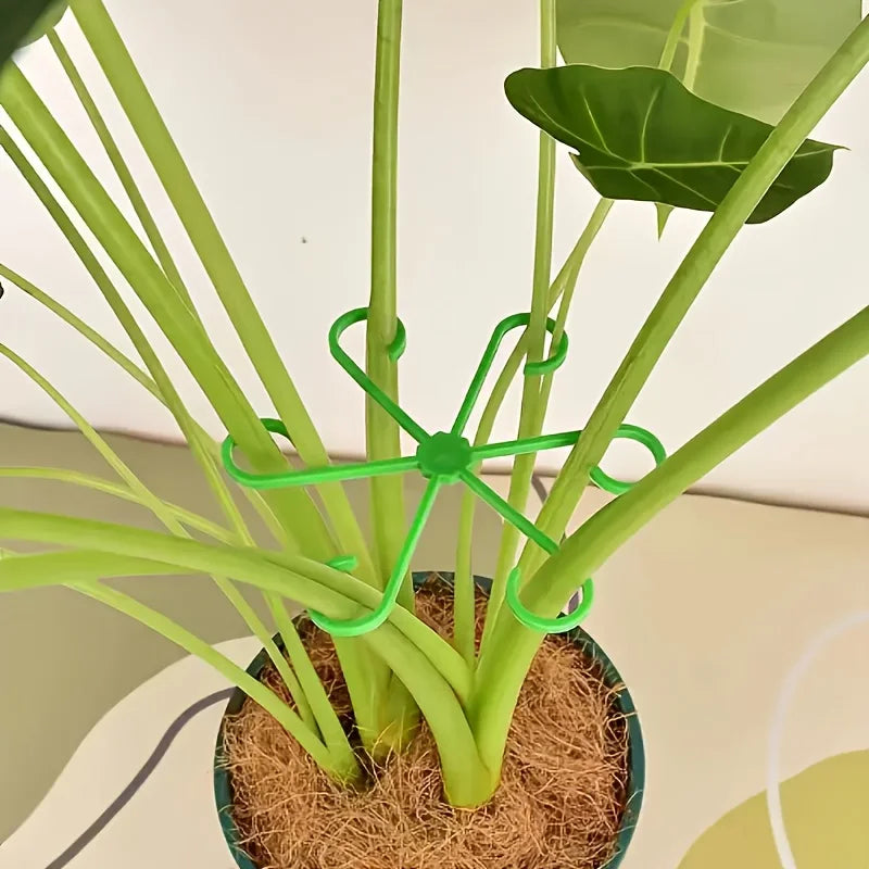 4-Pack Transparent U-Shaped Foldable Plant Support Stakes Plant Support Stakes SPOT