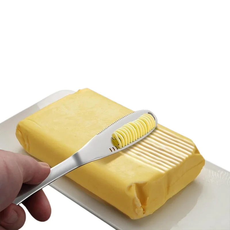 Serrated Stainless Steel Butter & Cheese Spreader Knife Spreader Knife SPOT Default Title