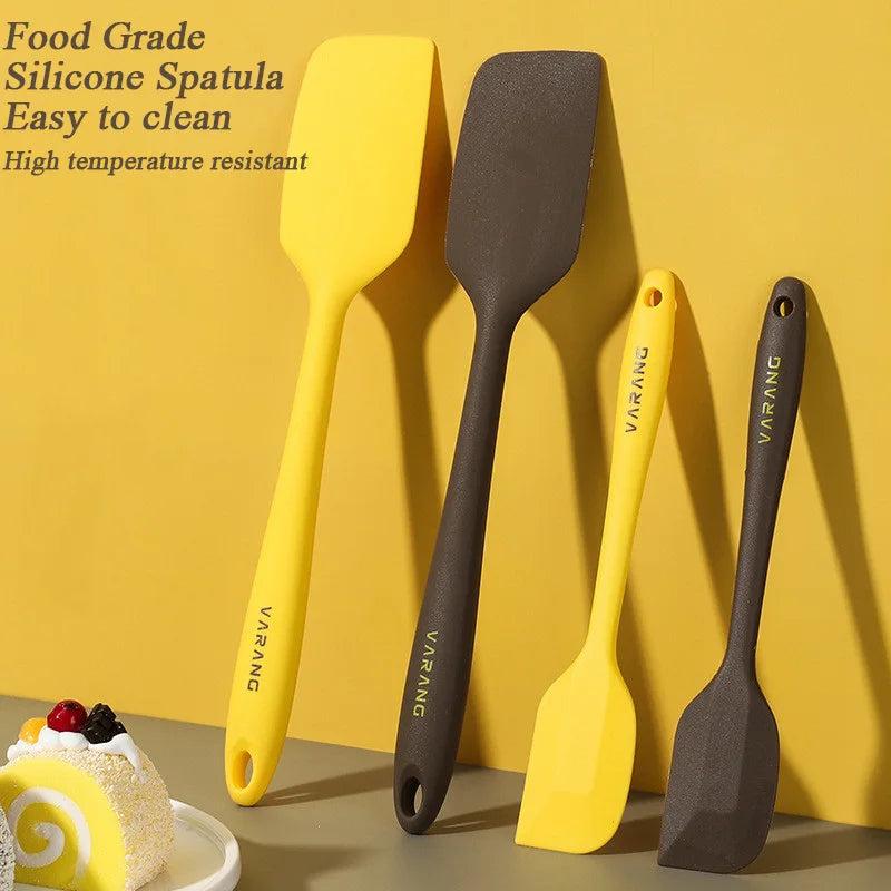 2-Piece Silicone Spatula Scraper Set – Baking & Mixing Tools Silicone Spatula Set SPOT