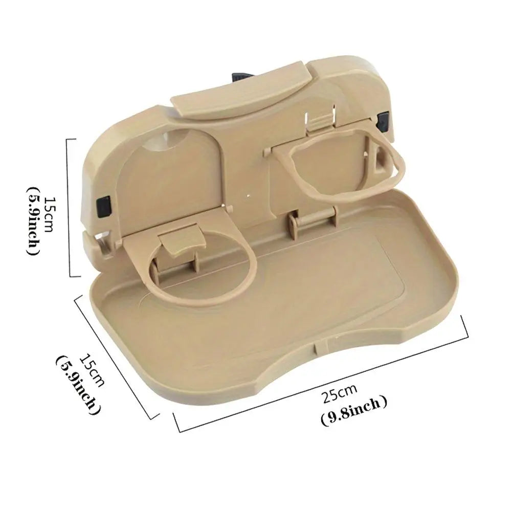 Folding Car Backseat Tray Table with Cup Holder & Hooks Car Backseat Tray SPOT