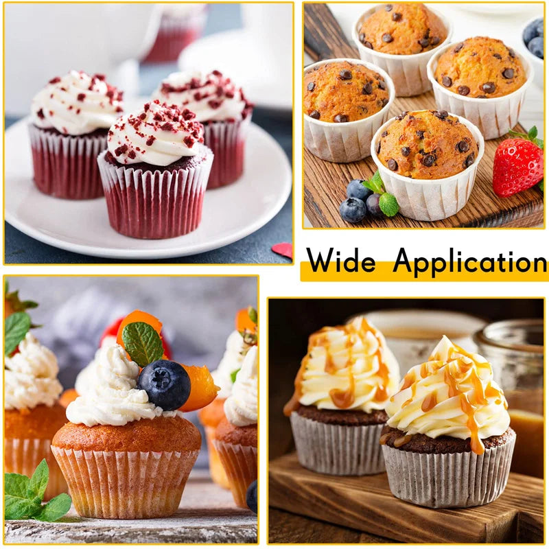 Square Cupcake & Muffin Pan – Non-Stick Carbon Steel 6 or 12 Cup Cupcake Muffin Pan SPOT