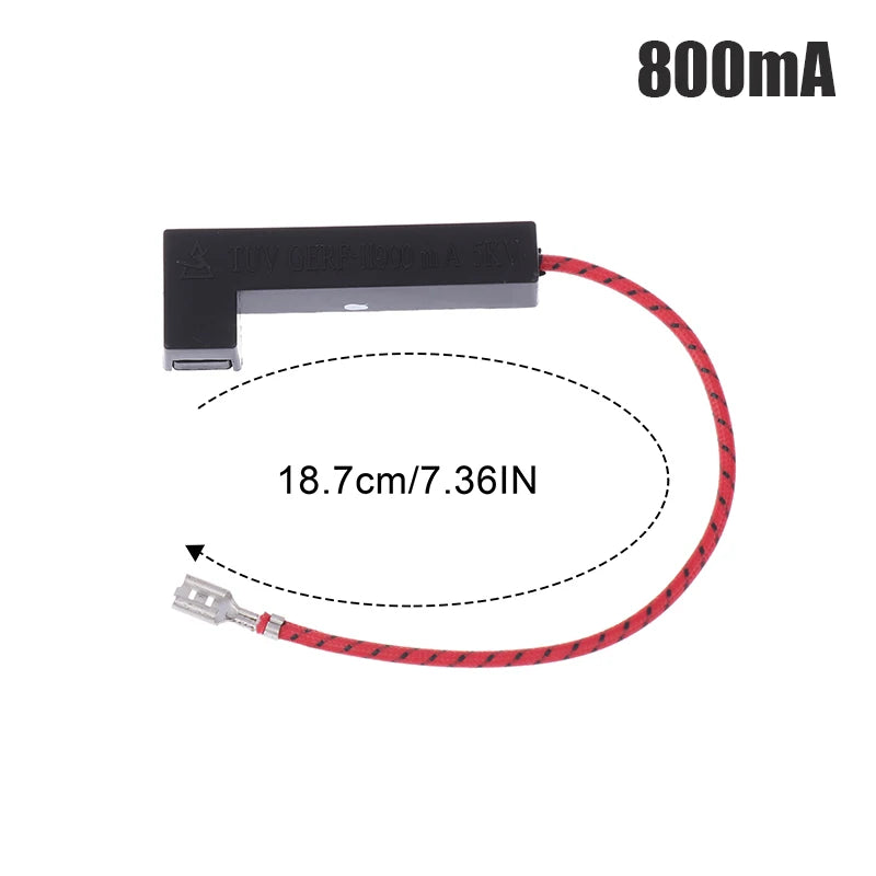 Microwave High Voltage Fuse 5KV 700mA 800mA 900mA Replacement Appliance Replacement Fuse SPOT 800mA