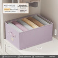 Oxford Cloth Storage Bin with Handles – Foldable Organizer Fabric Storage Bin SPOT Purple XXL