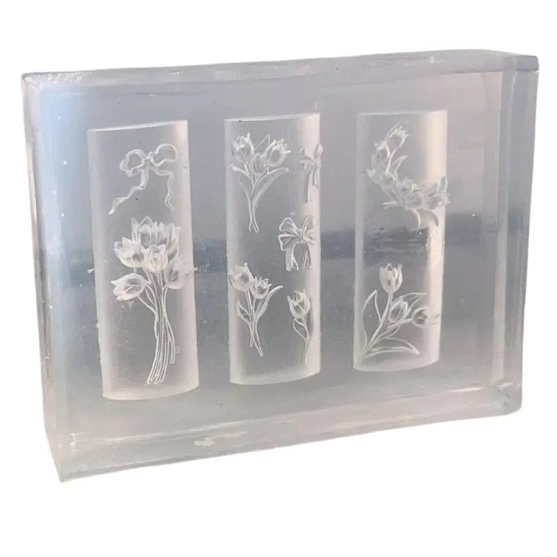 3D Silicone Tulip Nail Mold – DIY Floral Nail Art Charms Nail Art Mold SPOT