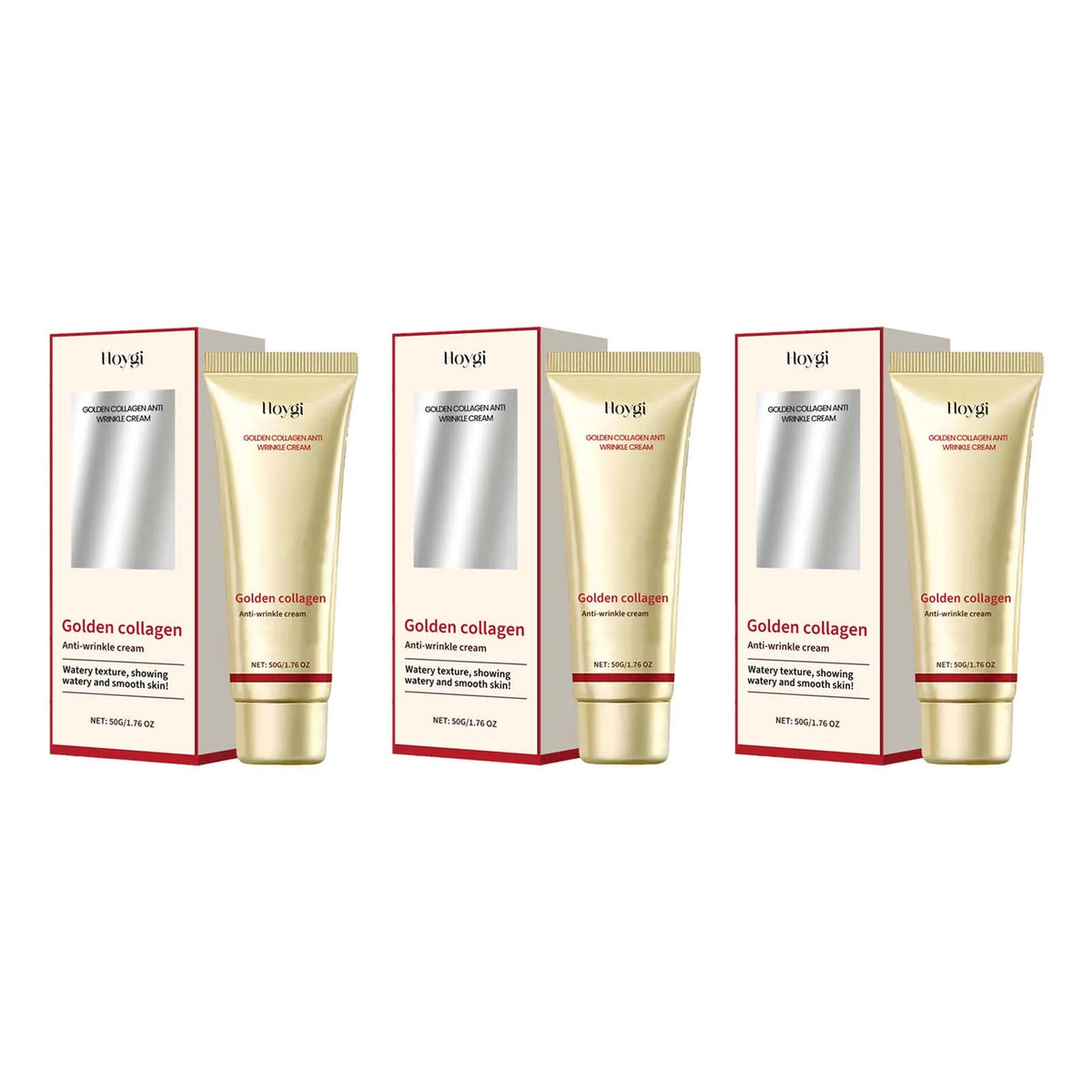 24K Gold Collagen Face Cream – Firming, Brightening & Hydrating Face Moisturizer Cream SPOT 3 x 50g boxed