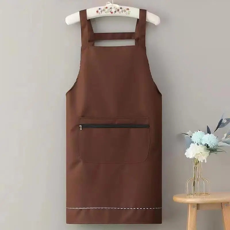 Waterproof PVC Kitchen Apron for Women & Men – Wipe-Clean Kitchen Apron SPOT A2