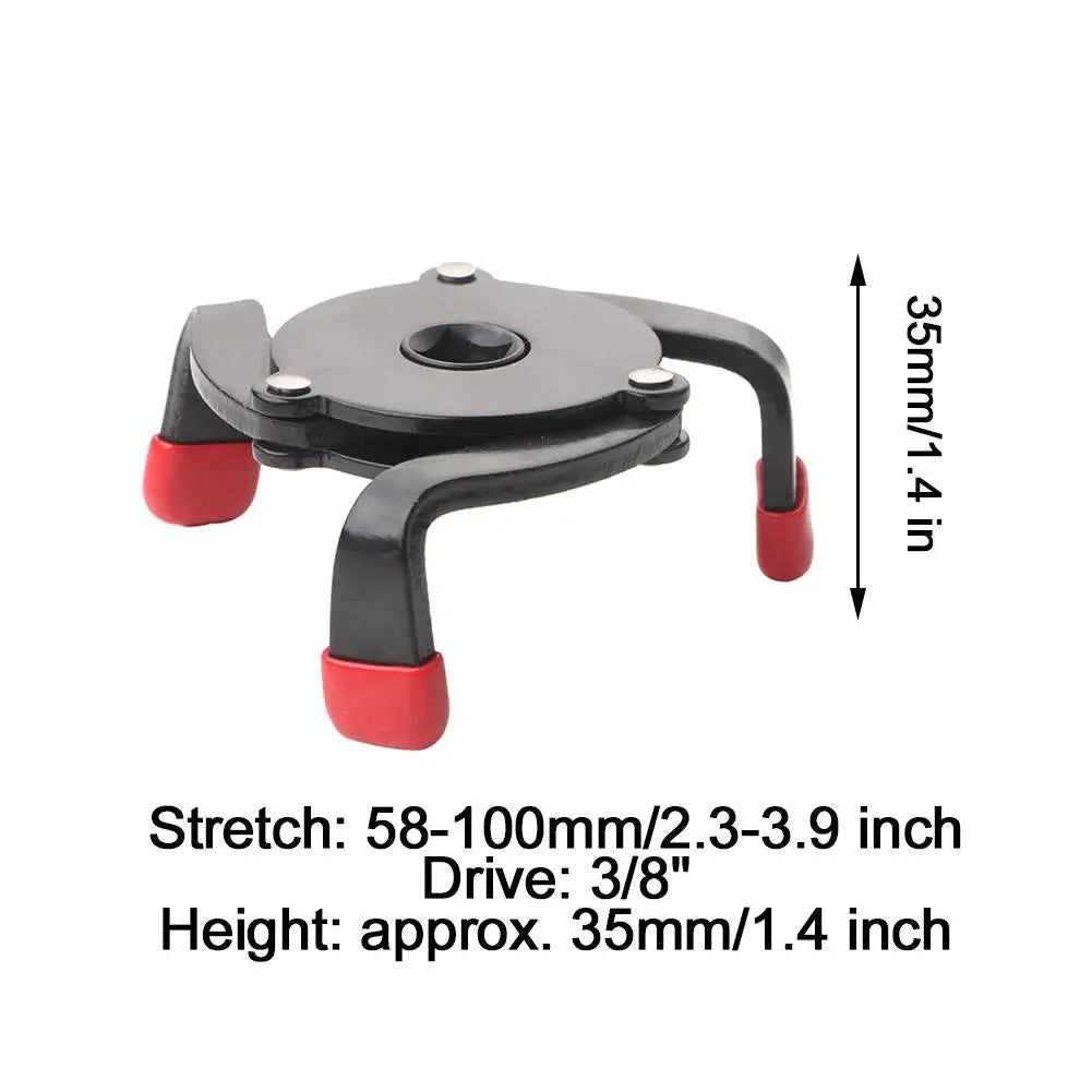 3-Jaw Adjustable Oil Filter Wrench – Universal Removal Tool Oil Filter Wrench SPOT