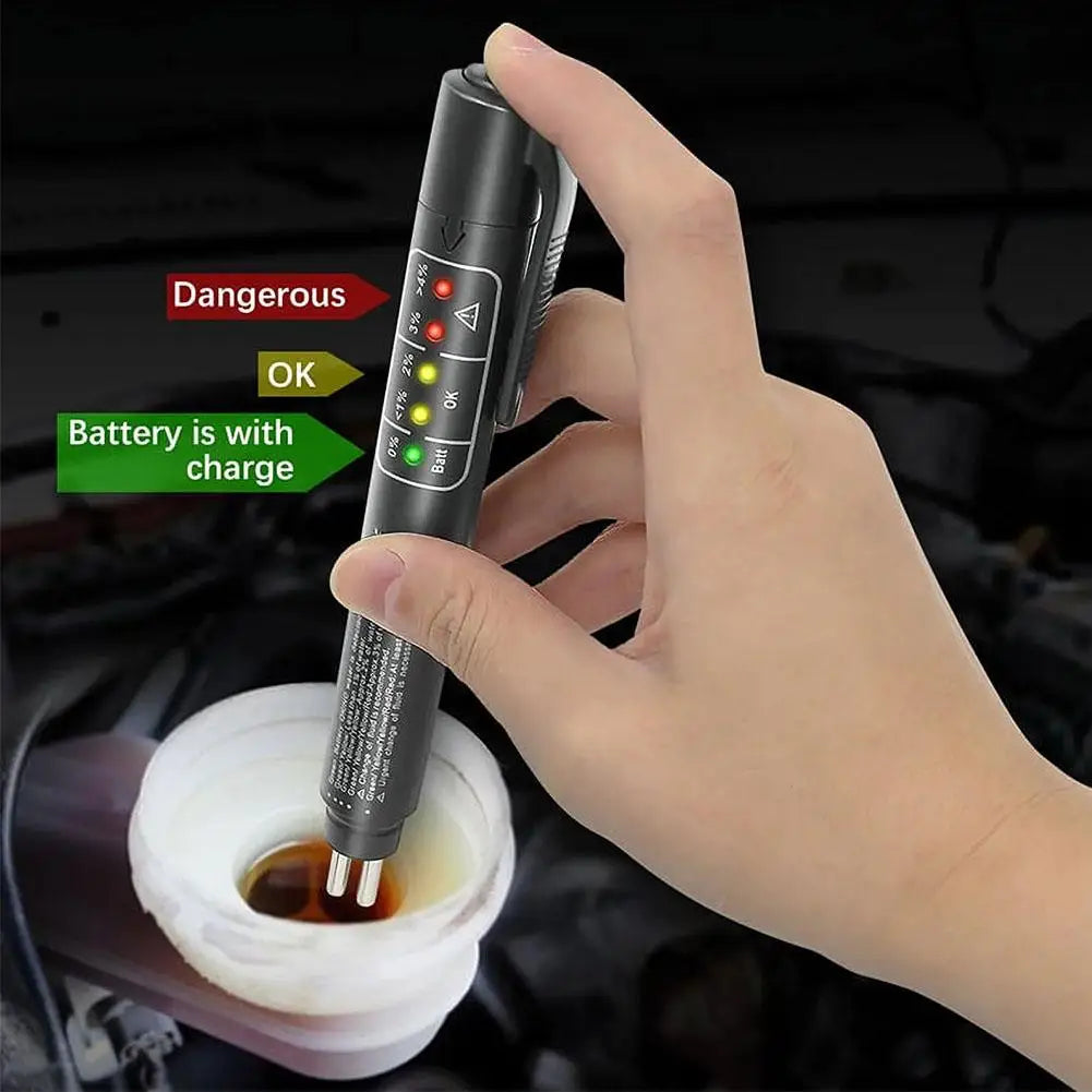 Brake Fluid Test Pen – 5 LED Automotive Fluid Tester Brake Fluid Tester SPOT