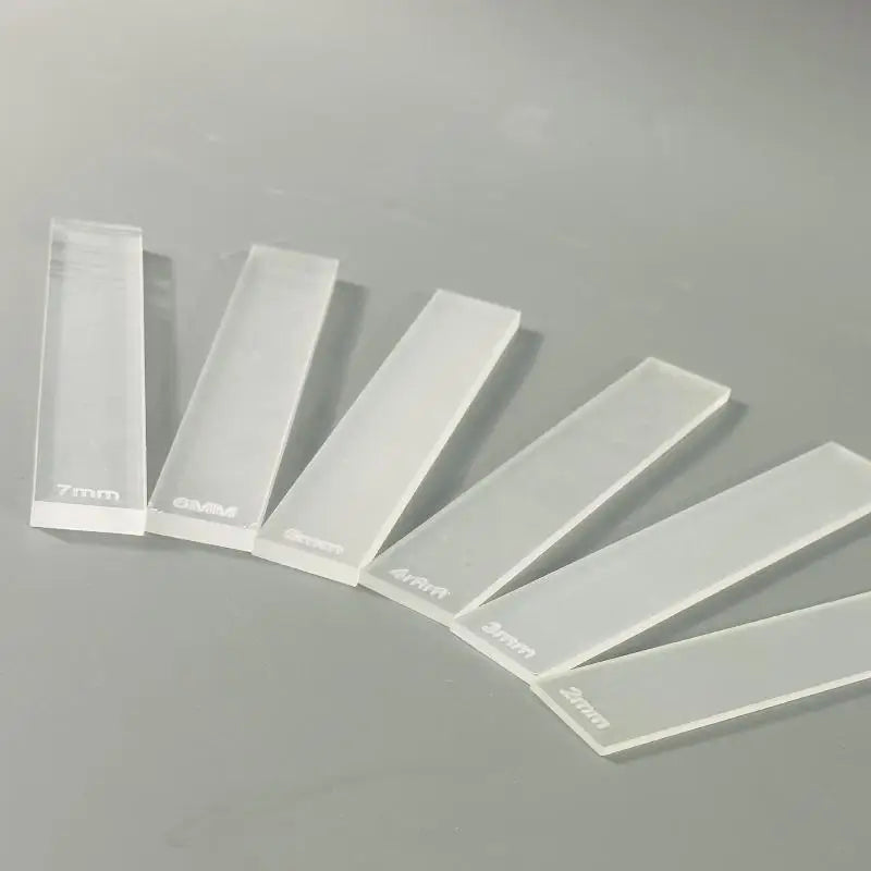 Acrylic Clay Thickness Gauge Set – 12 Pcs, 6 Sizes 2–7mm Clay Thickness Gauge SPOT