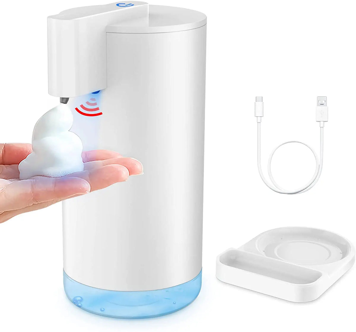 Automatic Foaming Soap Dispenser – Sensor, Waterproof, 300ml Soap Dispenser SPOT White