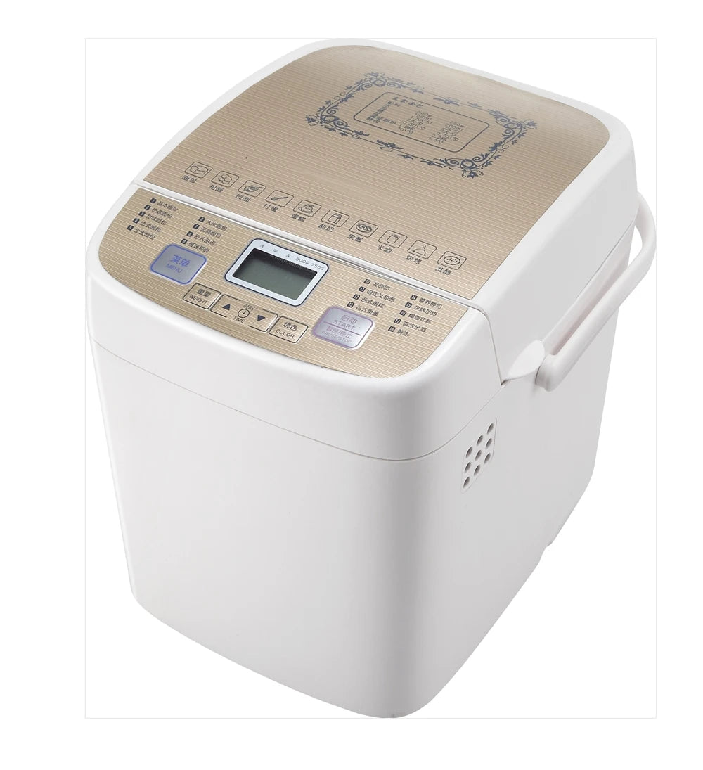 Stainless Steel Bread Maker – 19 Programs, LED Display, 1.5lb Automatic Bread Maker SPOT