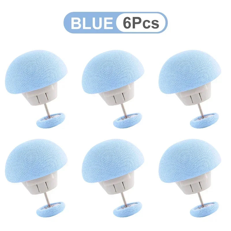 Duvet Cover Clips & Bed Sheet Fasteners – Anti-Slip Buckles Bedding Fastener Clips SPOT 6pcs Blue