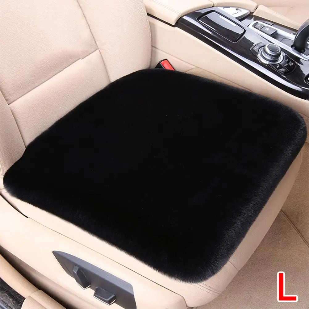 Universal Plush Car Seat Cushion – Warm Thick Fuzzy Cover Car Seat Cushion SPOT Plush Winter L