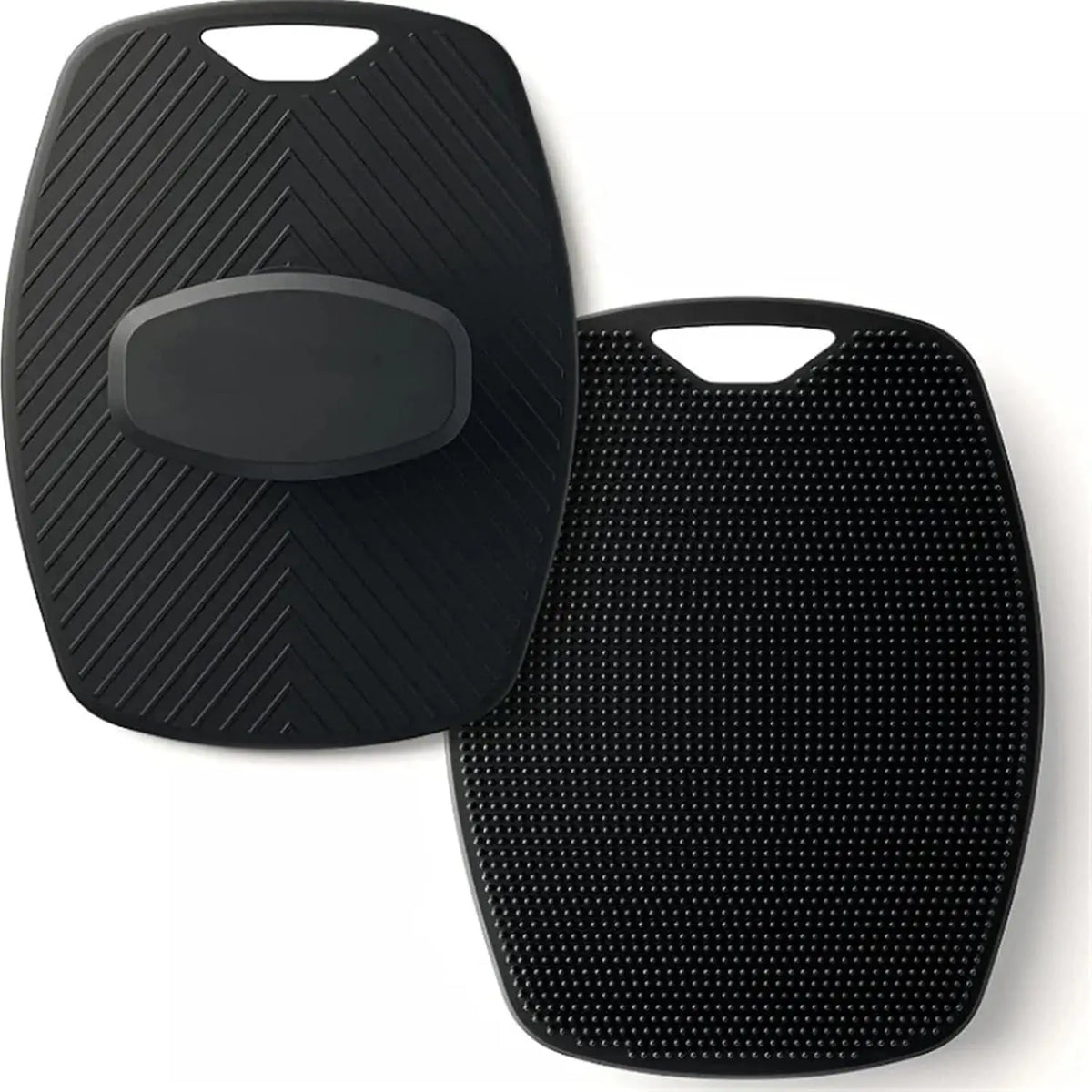 Soft Silicone Exfoliating Body Scrubber Brush – Black Silicone Bath Scrubber SPOT Default Title