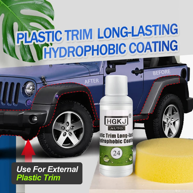 HGKJ Hydrophobic Plastic Trim Coating 20ml/50ml – Car Protector Plastic Trim Coating SPOT