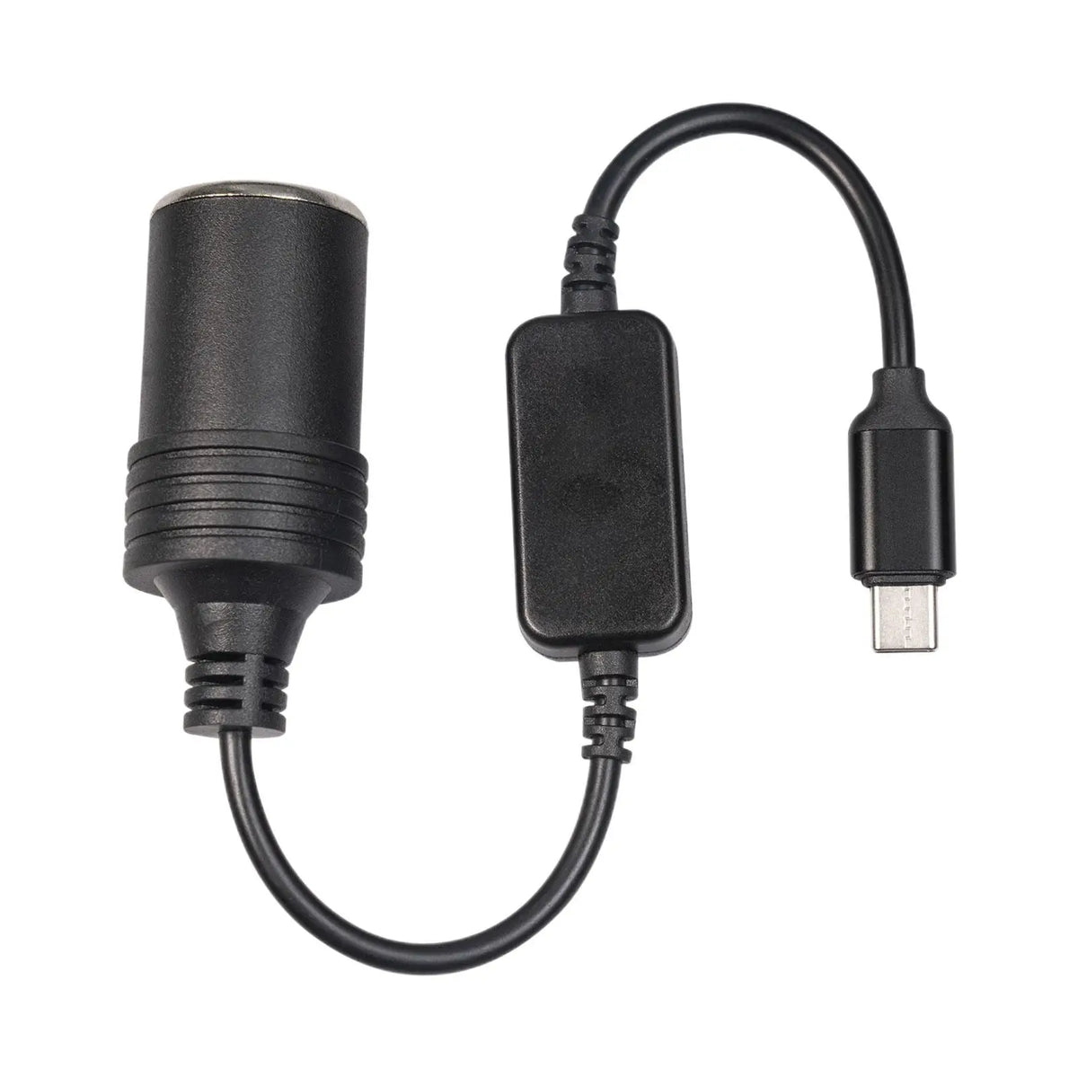 USB-C to 12V Car Cigarette Lighter Socket Converter Cable Car Power Adapter SPOT A