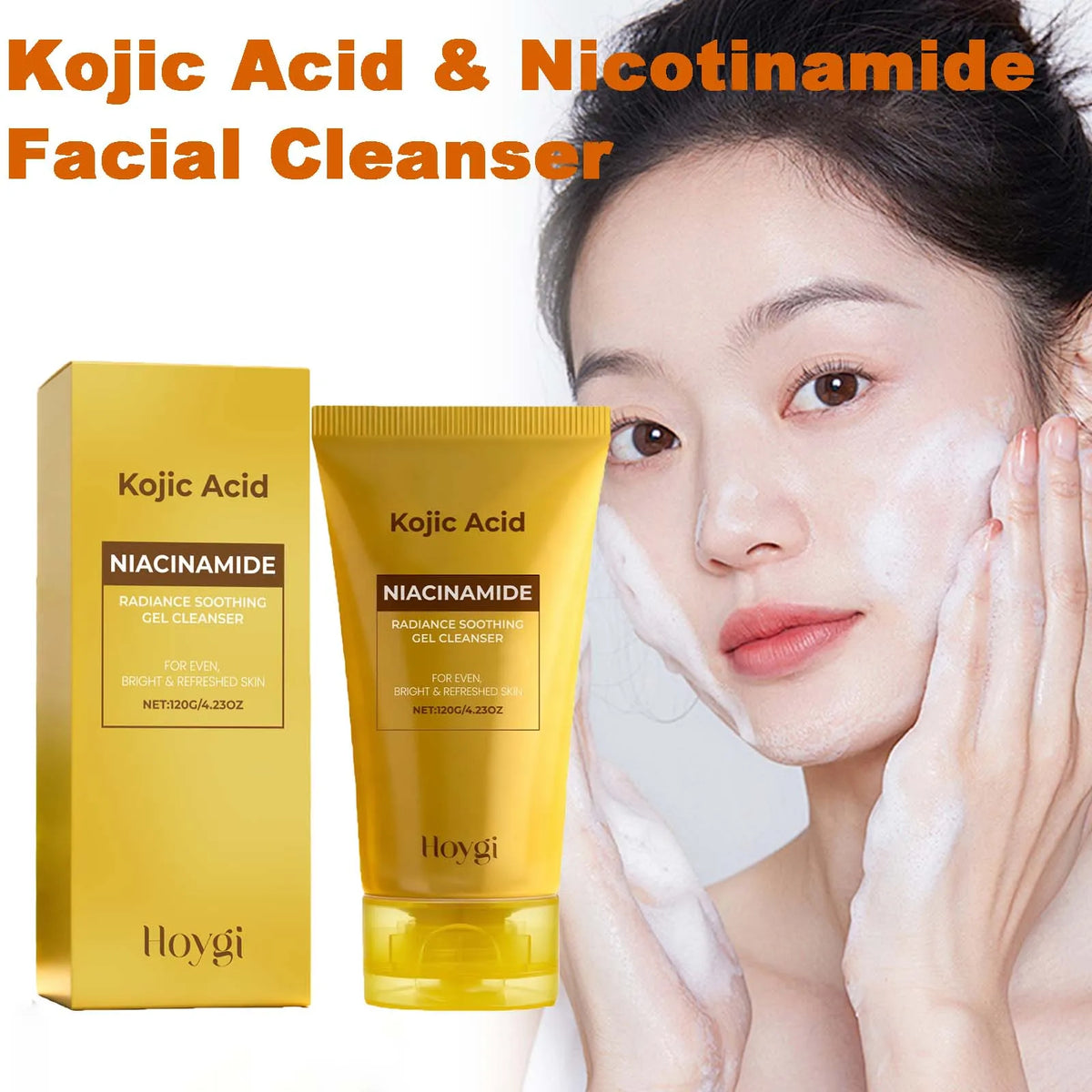 Kojic Acid & Niacinamide Brightening Face Wash | Hoygi Brightening Face Wash SPOT