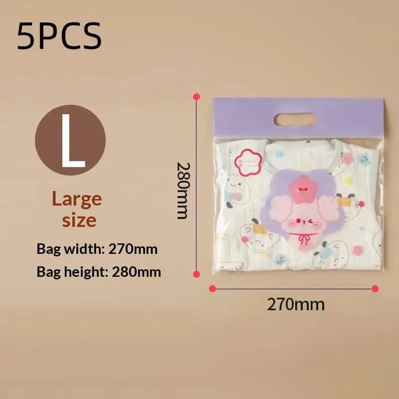 Travel Storage Bags 5/15PCS – Sealed Portable Organizer Pouches Travel Storage Bags SPOT 5PCS M
