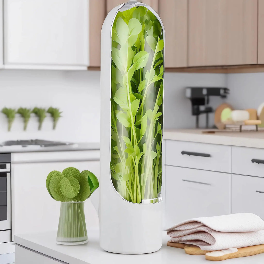 3-Pack Herb & Vegetable Keeper Cups – Fridge Fresh Storage Herb Storage Container SPOT