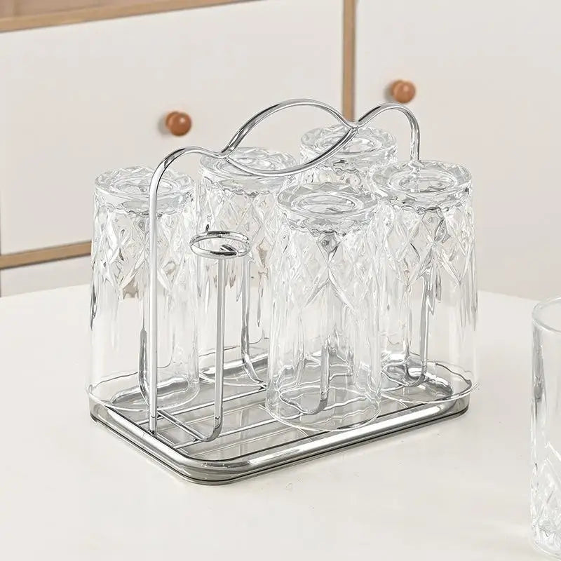 Nordic Iron Glass Cup Holder – Upside-Down Storage Rack Glass Cup Rack SPOT